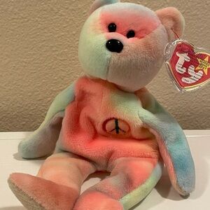 Ty Beanie Babies - Peace the Bear